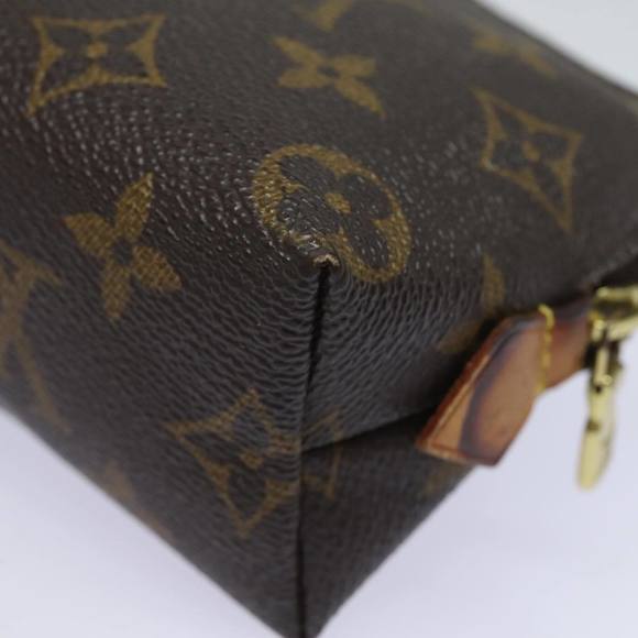 LOUIS VUITTON Monogram Pochette Cosmetic PM Cosmetic Pouch M47515 LV Auth 82206 - Picture 16 of 16